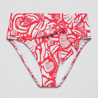 Women's Freshwater Bow Tie High Waist Swim Bottoms