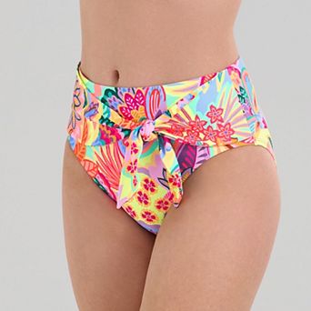Women's Freshwater Bow Tie High Waist Swim Bottoms