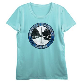 Juniors' Community Greendale College Seal Cap Sleeve Graphic Tee