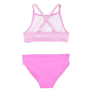 Toddler Girl Carter's 3-Piece Tropical Print Rashguard Set