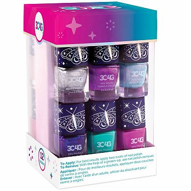 Make It Real 3C4G Celestial Nail Polish Tower - 12 Bottle Set