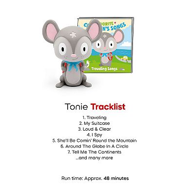 tonies Favorite Children's Traveling Songs Audio Play Character