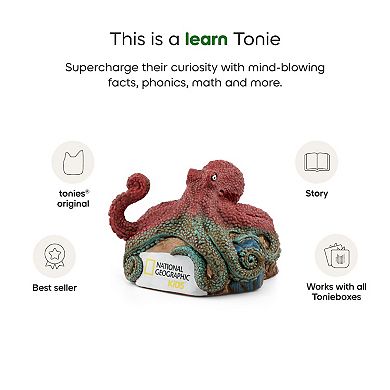 tonies National Geographic Kids Octopus Audio Play Character