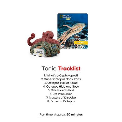 tonies National Geographic Kids Octopus Audio Play Character