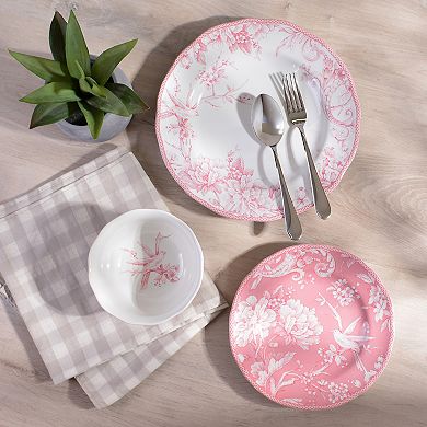 222 Fifth Adelaide Blush 12-pc. Dinnerware Set