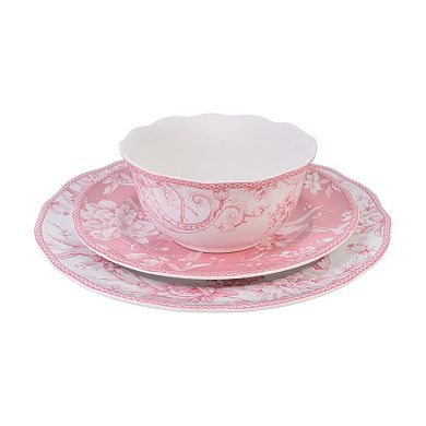 222 Fifth Adelaide Blush 12-pc. Dinnerware Set