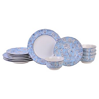 222 Fifth Cleremont 12 pc Dinnerware Set