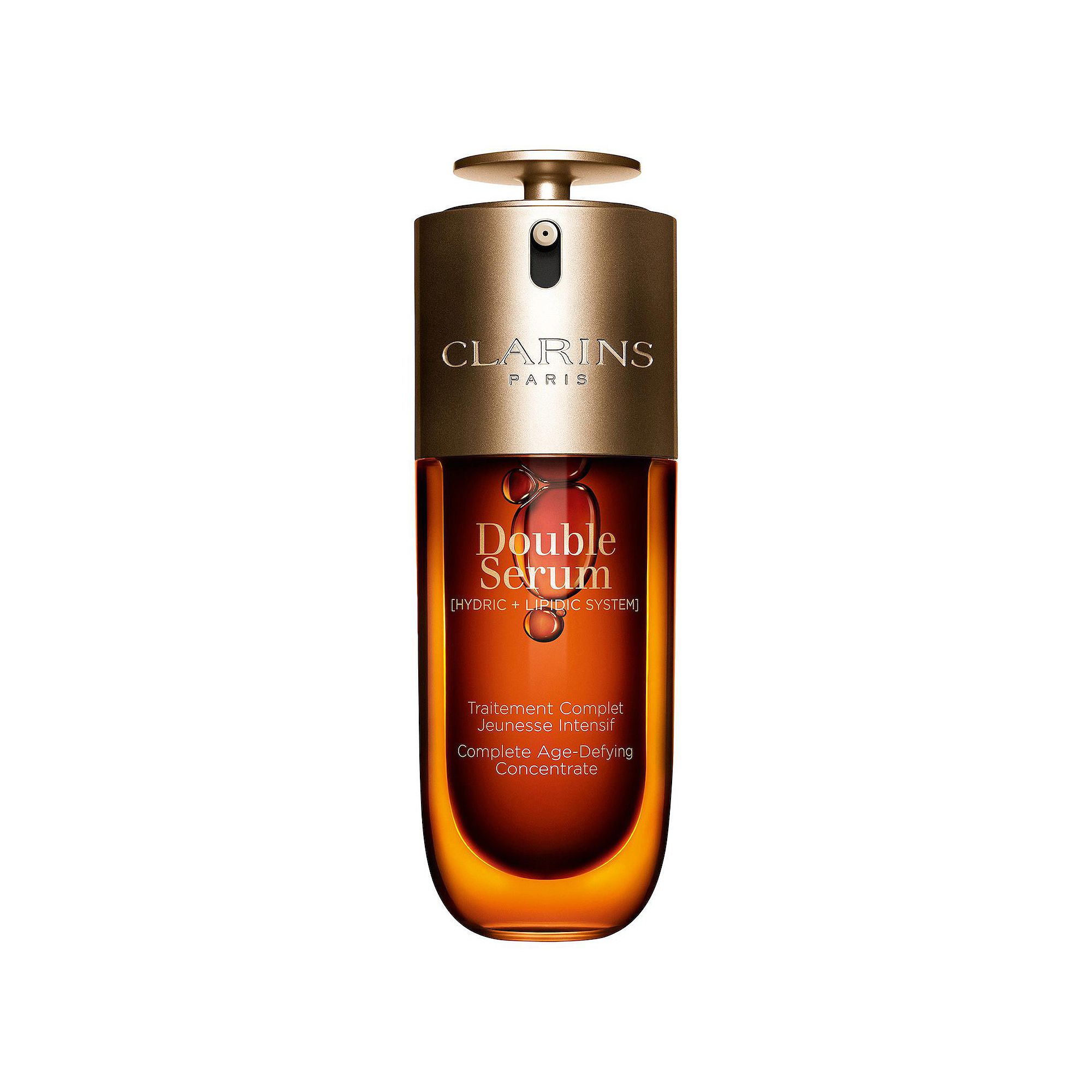 Clarins Double Serum Anti-Aging to Firm, Boost Radiance and Refine Pores, S