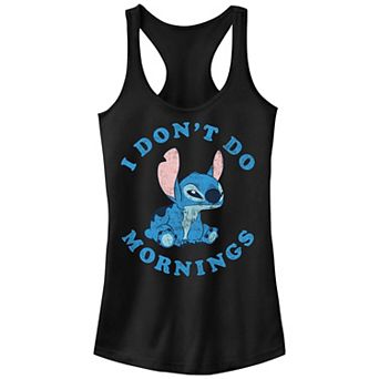 Disney's Lilo & Stitch I Don't Do Mornings Juniors' Racerback Tank Top
