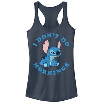 Disney's Lilo & Stitch I Don't Do Mornings Juniors' Racerback Tank Top