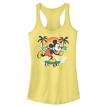 Disney's Mickey Mouse Beach Skating Juniors' Racerback Tank Top
