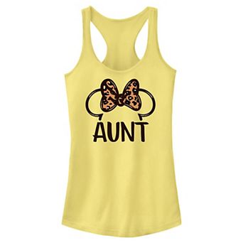 Disney's Minnie Mouse Aunt Ears Women's Racerback Tank Top