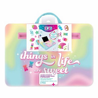 Make It Real 3C4G Life Is Sweet Lap Desk & Sticker Set