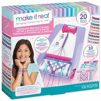 Make It Real Friendship Bracelet Maker DIY All-In-One Kit