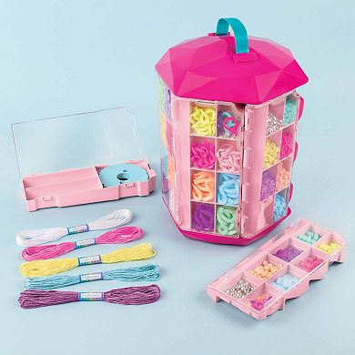 Make It Real 5-In-1 Activity Tower Spinning Vertical Platform Jewelry Kit