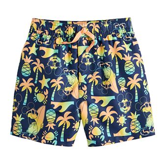 Disney's Mickey Mouse Baby & Toddler Boy Adaptive Easy Dressing Swim Trunks by Jumping Beans®
