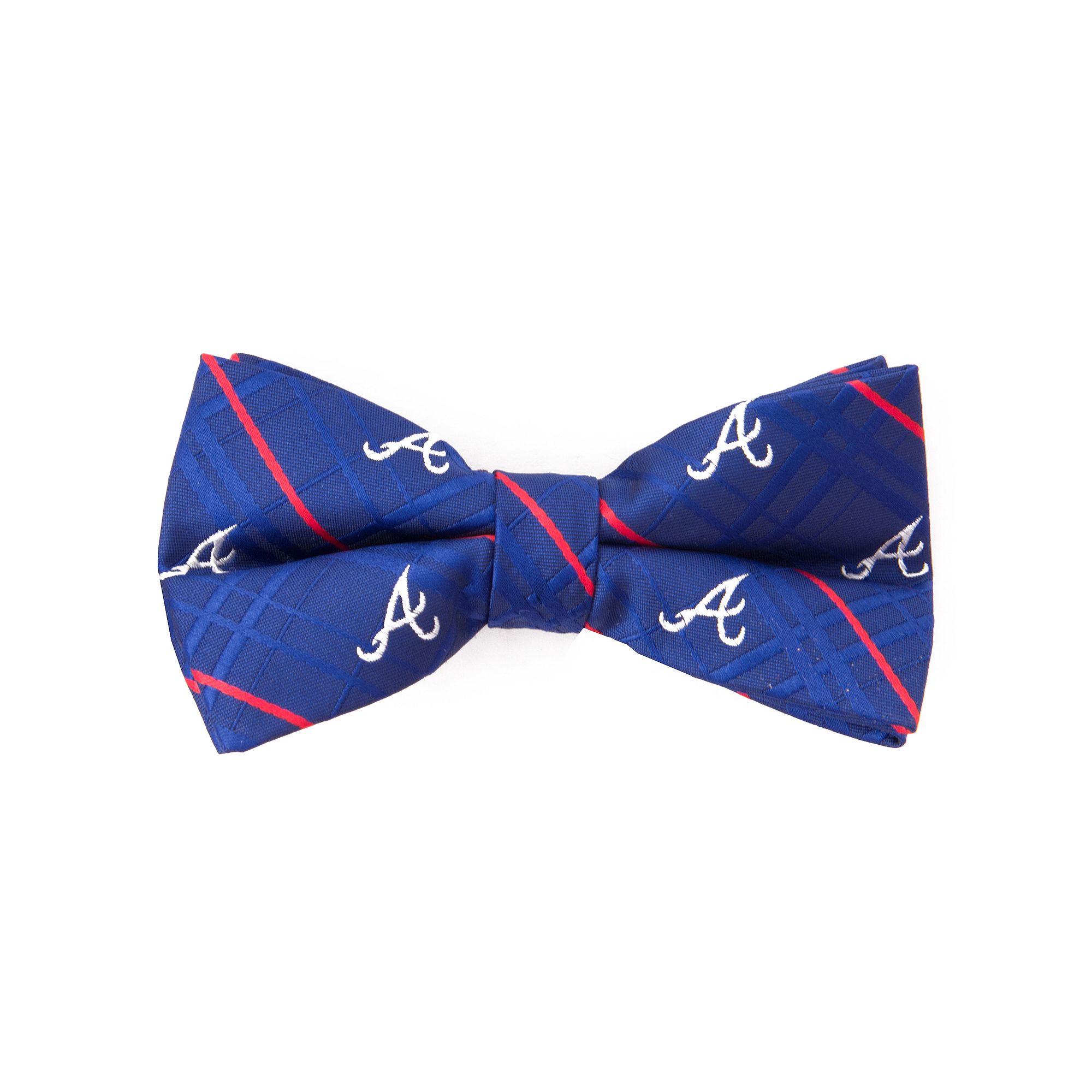 Mens MLB Braves Oxford Bow Tie, Atlanta Braves