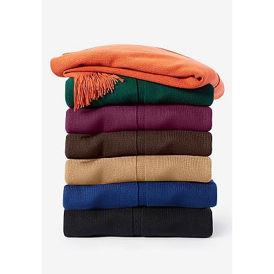 Woman Within Plus Size Fringed Cape Sweater