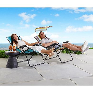 Brylanehome 350 Lbs. Weight Capacity Zero Gravity Chair With Canopy