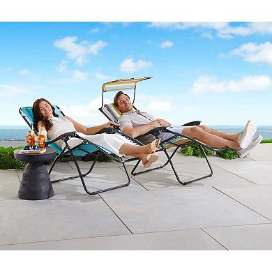 Brylanehome 350 Lbs. Weight Capacity Zero Gravity Chair With Canopy