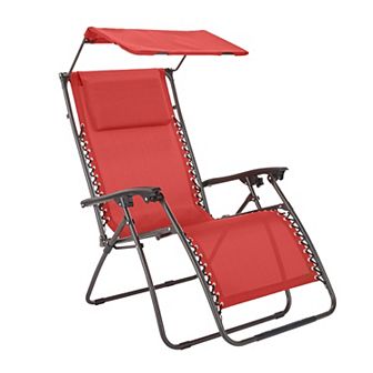 Brylanehome 350 Lbs. Weight Capacity Zero Gravity Chair With Canopy