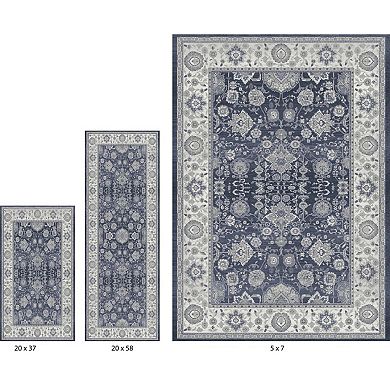 BrylaneHome Paris Washable Rug Set 3Pc