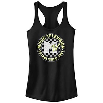 Juniors' MTV Retro Stamp Racerback Tank Top
