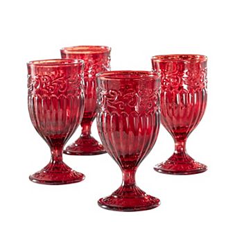 Brylanehome 4 pc Red Goblet Set