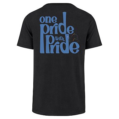 Men's '47 Black Detroit Lions Pride Franklin T-Shirt