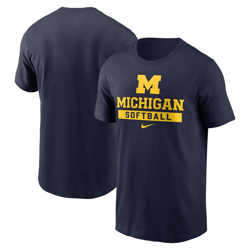 Michigan NIL Softball Stephenson 25 Triblend T-Shirt - Solid Navy main image 0