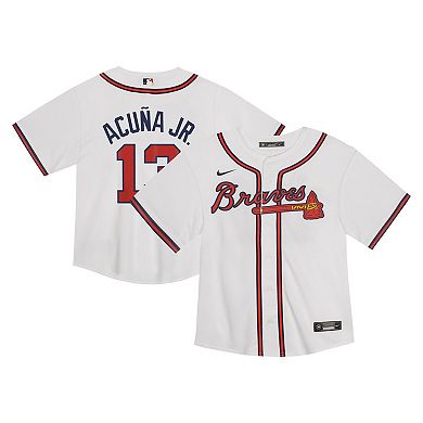 Infant Nike Ronald AcuÃÂ±a Jr. White Atlanta Braves Game Jersey
