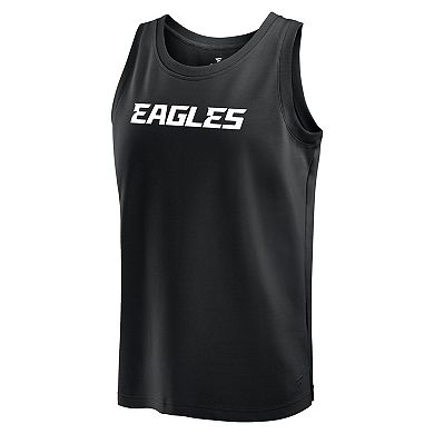 Men's Fanatics Black Philadelphia Eagles Elements Tank Top