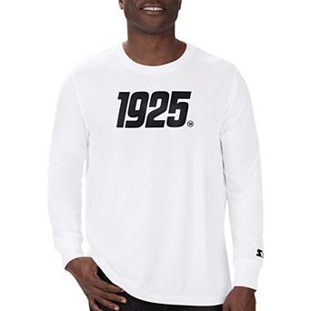 Men's Starter White New York Giants 1925 Collection Long Sleeve T-Shirt