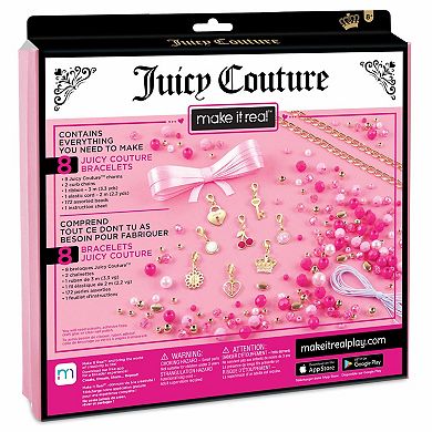 Make It Real Juicy Couture Perfectly Pink Bracelets Kit