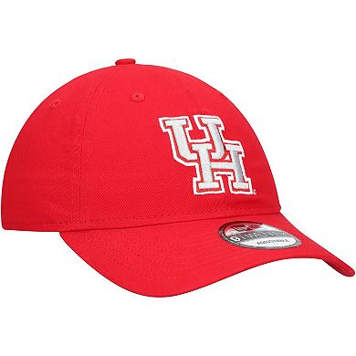 Men's New Era Red Houston Cougars Team 9TWENTY Adjustable Hat