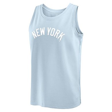 Men's Fanatics Light Blue New York Yankees Elements Tank Top