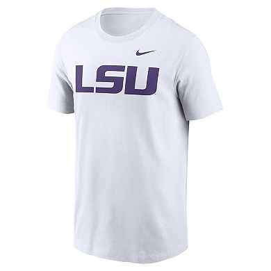Men's Nike White LSU Tigers Primetime Evergreen Logo T-Shirt
