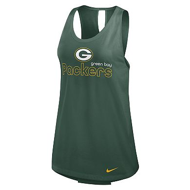 Women's Nike Green Green Bay Packers Plus Size Performance Tank Top