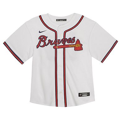 Toddler Nike Ronald Acuña Jr. White Atlanta Braves Game Jersey