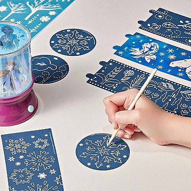 Disney's Frozen 2 Make It Real Design Your Own Light Show Scratch Art Light Projector