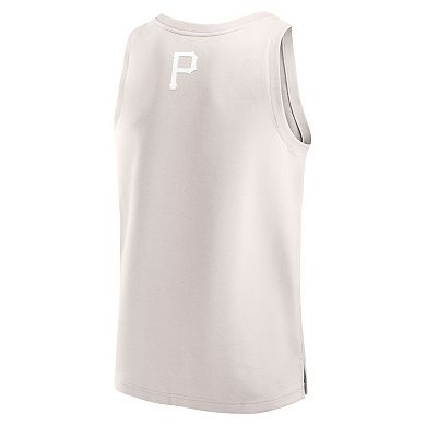 Men's Fanatics Cream Pittsburgh Pirates Elements Tank Top