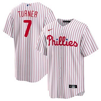 Men's Nike Trea Turner White Philadelphia Phillies Home Replica Player Jersey