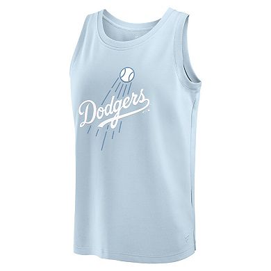 Men's Fanatics Light Blue Los Angeles Dodgers Elements Tank Top