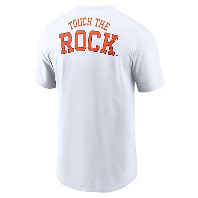 Men's Nike White Clemson Tigers Blitz 2-Hit T-Shirt