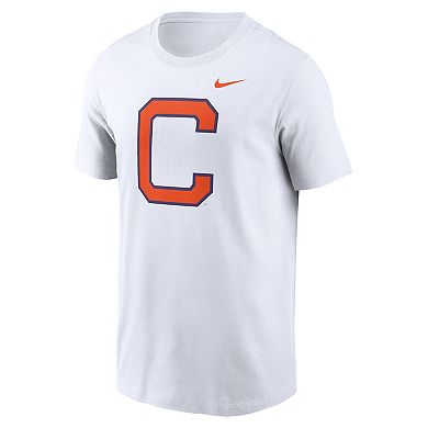 Men's Nike White Clemson Tigers Primetime Alternate Logo T-Shirt