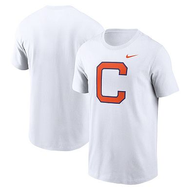Men's Nike White Clemson Tigers Primetime Alternate Logo T-Shirt