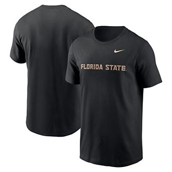 Men's Nike Black Florida State Seminoles Primetime Wordmark T-Shirt