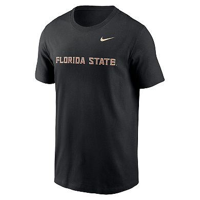 Men's Nike Black Florida State Seminoles Primetime Wordmark T-Shirt