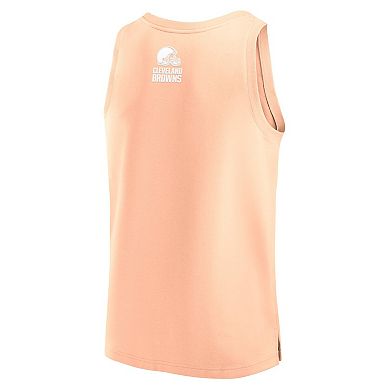 Men's Fanatics Light Pink Cleveland Browns Elements Tank Top