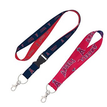 WinCraft Los Angeles Angels 2-Pack Lanyard with Detachable Buckle & Key Strap Set